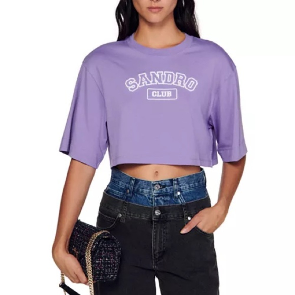 Sandro Cropped Tee